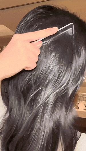 干好？10分钟轻松养成女明星「绸缎发」pg电子中国网站洗完头自然风干还是吹(图12)